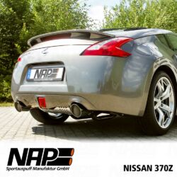 NAP Sportauspuff Nissan 370Z hinten1