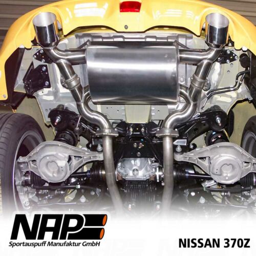 NAP Sportauspuff Nissan 370Z unten1