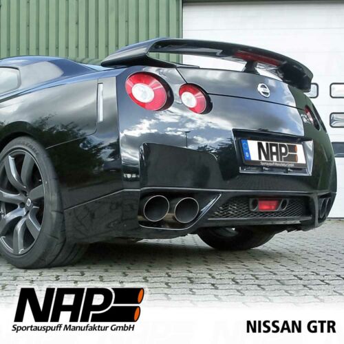 NAP Sportauspuff Nissan GTR hinten1