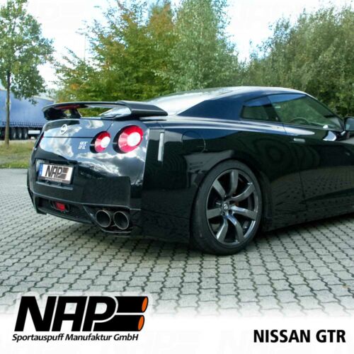NAP Sportauspuff Nissan GTR hinten2