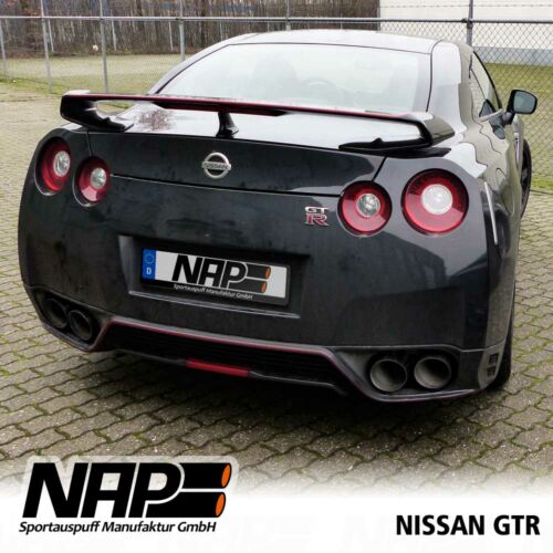 NAP Sportauspuff Nissan GTR hinten3