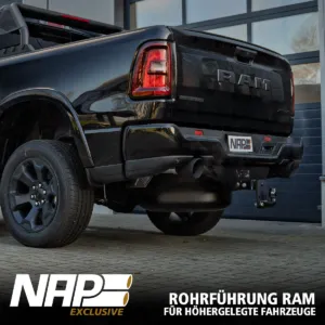 NAP Sportauspuff RAM 1500 DS hoerlegungsrohre 8263