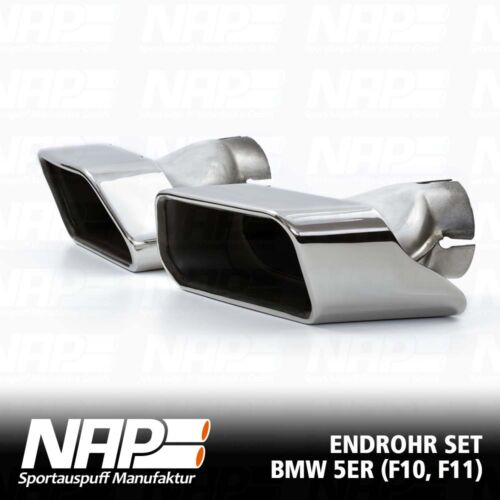 NAP Sportapuspuff Endrohr BMW F10F11 Trapez LR 2