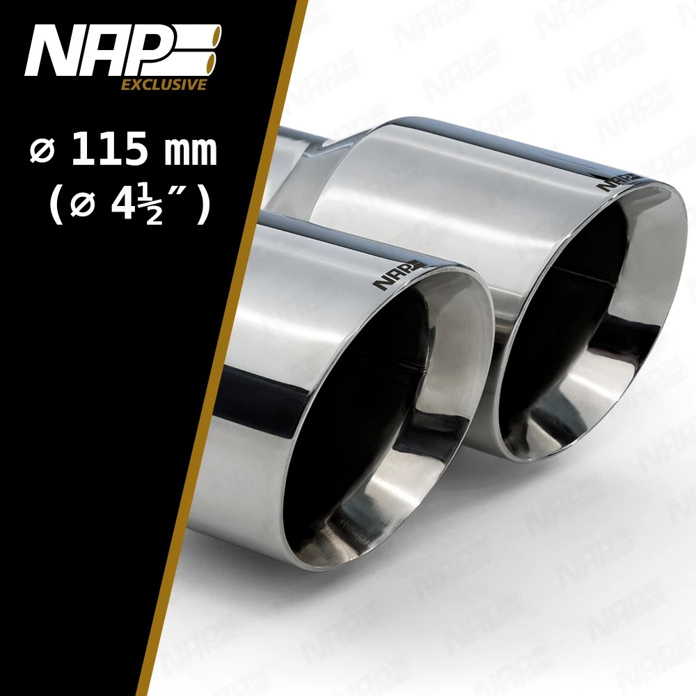 NAP Sportapuspuff Exclusive Endrohr 115mm poliert